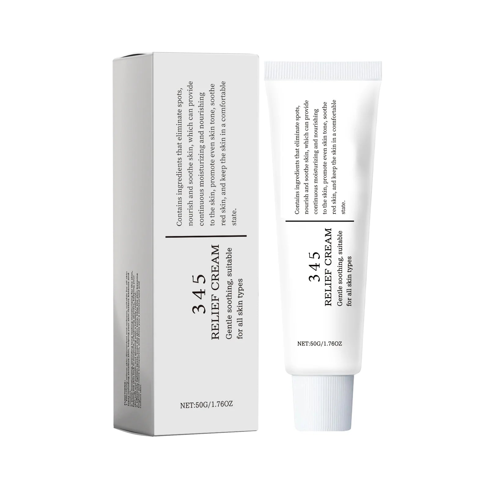 345 Relief Cream – Calm Blemishes, Hydrate Skin & Restore a Smooth Glow