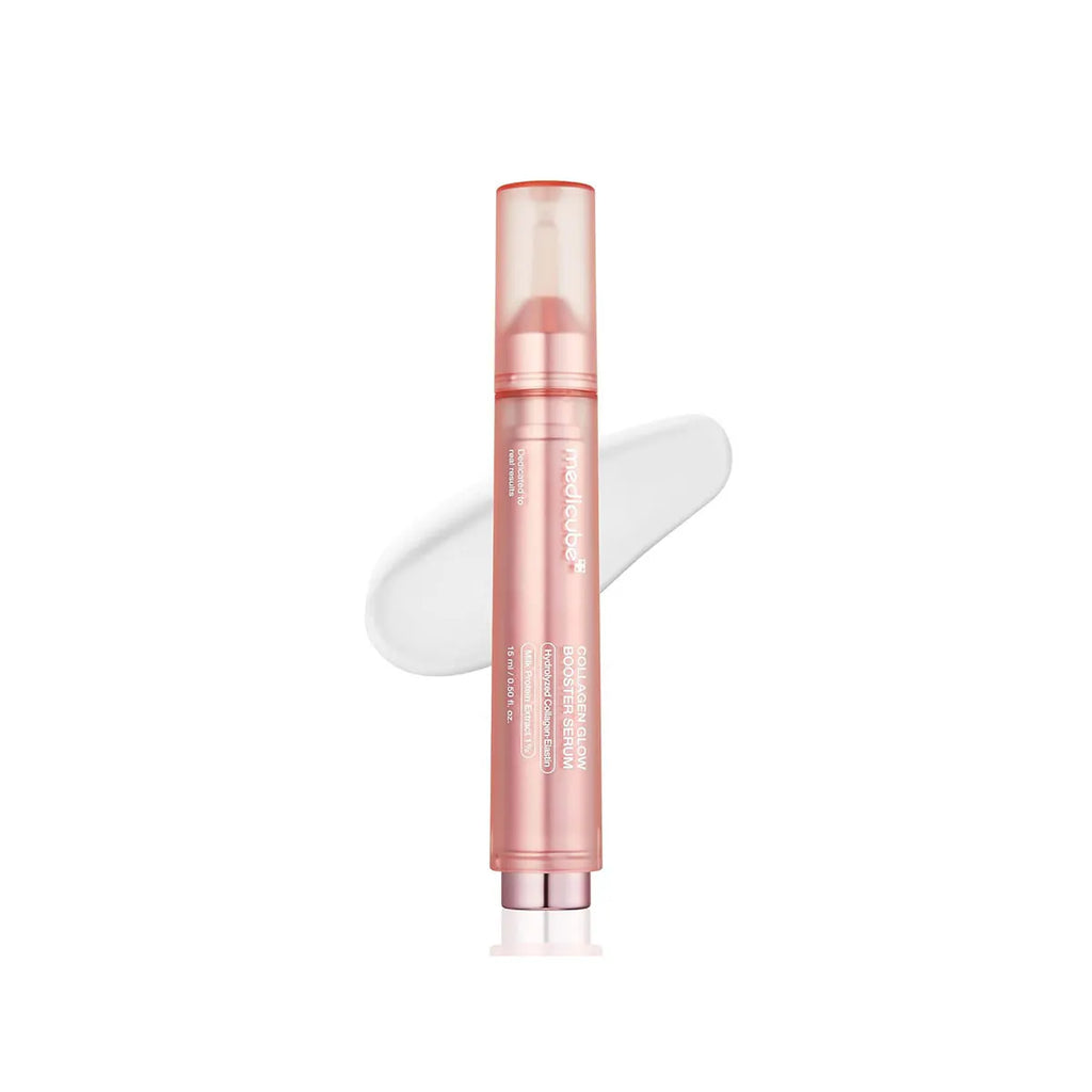 Collagen Glow Booster Serum 15Ml,Silky Cream Texture,Long-Lasting Hydration,Intensive Repair,K-Beauty,Korean Makeup