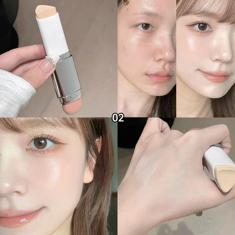 Lazy Foundation Stick - Moisturizing Matte Concealer for Flawless Skin, Sweat-Resistant & Natural Finish by Rare Beauty