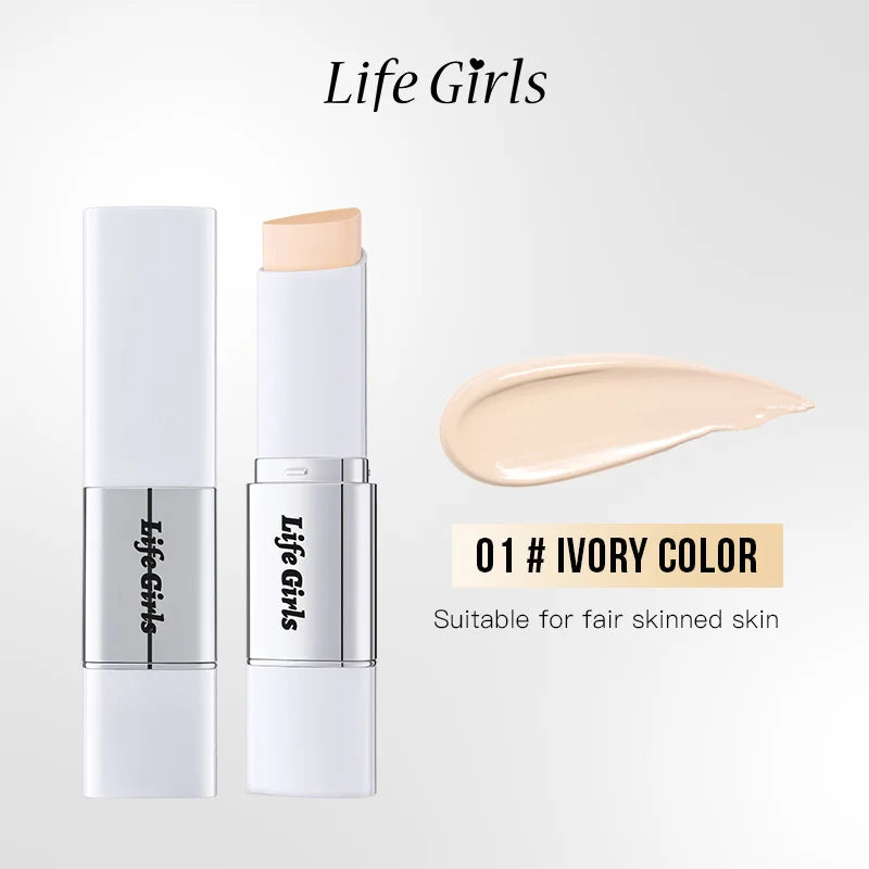 Lazy Foundation Stick - Moisturizing Matte Concealer for Flawless Skin, Sweat-Resistant & Natural Finish by Rare Beauty