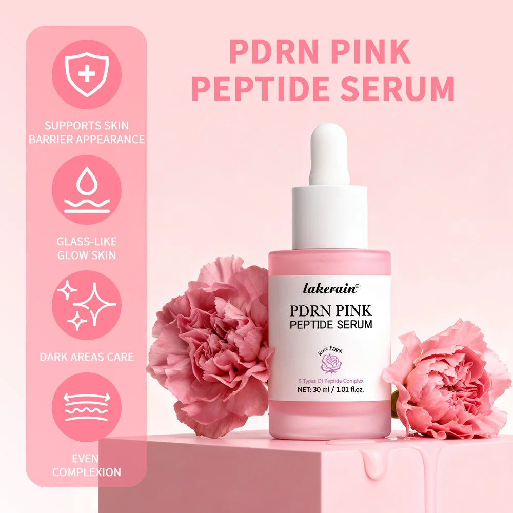 Revitalize Your Skin with Salmon DNA PDRN Pink Glow Serum - Hydrating, Firming, and Brightening Korean Skincare Solution