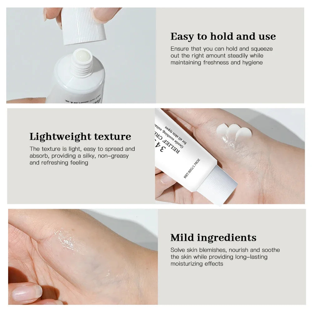 345 Relief Cream – Calm Blemishes, Hydrate Skin & Restore a Smooth Glow