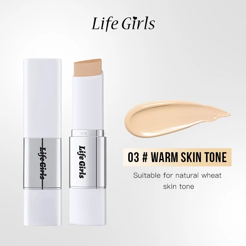 Lazy Foundation Stick - Moisturizing Matte Concealer for Flawless Skin, Sweat-Resistant & Natural Finish by Rare Beauty