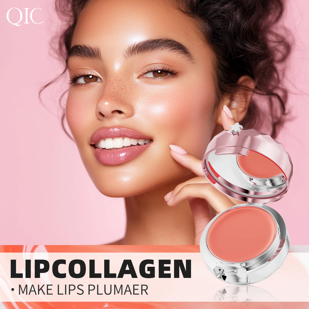 Lip Sleep Mask Moisturizing Nourish Repair Hydrated Fade Lip เส้น Anti-Cracking Day และ Night Maintenance Lip Balm Care